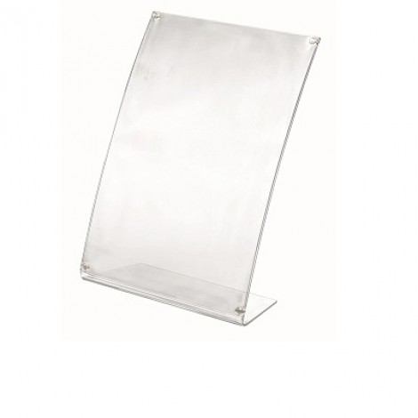 Lebez Portadepliants con angoli magnetici colore cristallo - 1pz