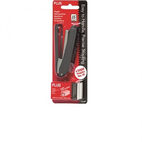 Lebez Plus - Cucitrice a pinza in metallo e plastica ABS, punto chiuso, caricamneto superiore, profondita` di cucitura 5mm, utilizza punti Passo 10 - 1pz