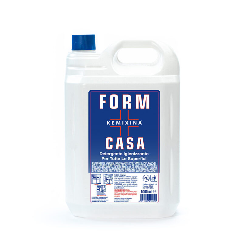 Detergente igienizzante Form Casa per tutte le superfici tanica da 5 lt