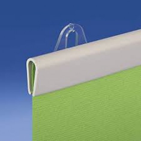 Fellowes Rilegaposter - Dorsini per rilegatura senza macchina, estremita` arrotondate, lunghezza 100cm, 2 ganci inclusi