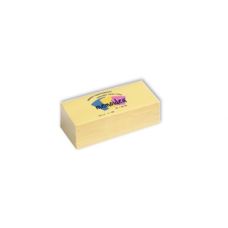 Memoidea Blocco riposizionabile 51x38mm colore giallo pastello - 12pz