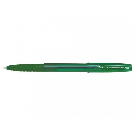 Pilot Supergrip G –  Penna a sfera con inchiostro particolarmente scorrevole e brillante, punta 0,7mm colore verde - Prezzo singolo, ord. minimo 12pz