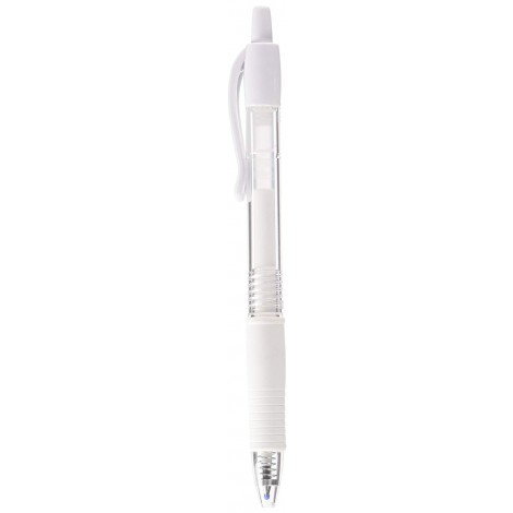 Pilot BL-G2 Pastel - Penna roller, inchiostro gel resistente all`acqua colore bianco - Prezzo singolo, ord. minimo 12pz