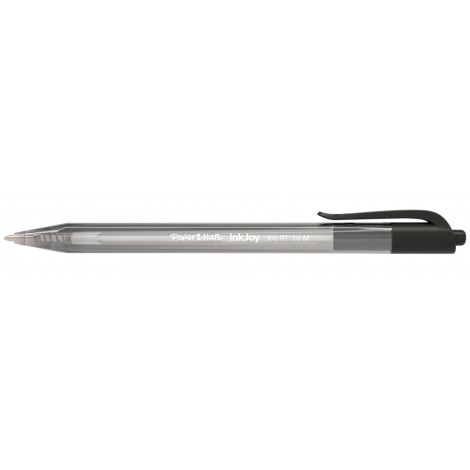 Papermate Inkjoy 100RT - Penna a sfera con inchiostro gel colore nero - Prezzo singolo, ord. minimo 20pz