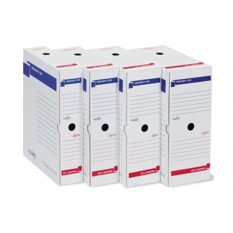 Sei Memory X – Scatola archivio con foro di presa 26x36cm dorso 12cm - prezzo singolo, ord. minimo 10pz