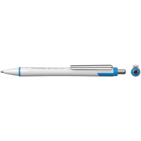 Schneider Slider Xite – Penna a sfera con fusto realizzato dal 90% di materiale bio-plastico, dotata di inchiostro con tecnologia Viscoglide tratto 0,6mm colore nero – Prezzo singolo, ord. minimo 10pz