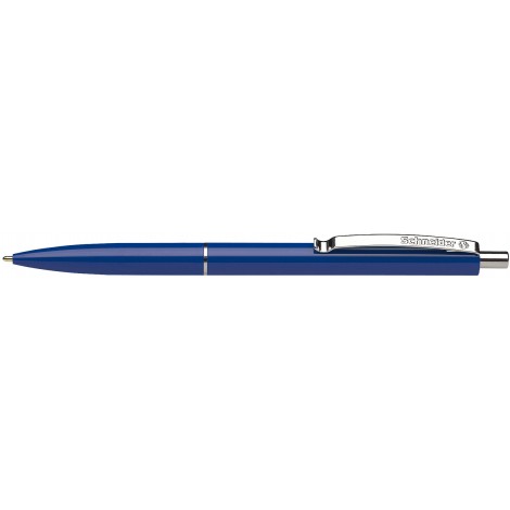 Schneider K15 - Penna a sfera con corpo in plastica e clip in metallo tratto 0,5mm colore blu - Prezzo singolo, ord. minimo 50pz