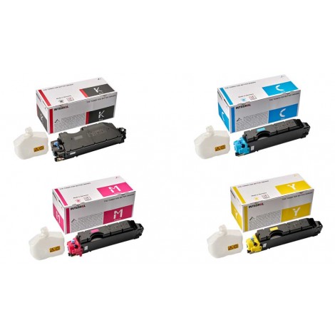 Compatibile per Kyocera toner magenta TK5270M con chip, per ECOSYS M46230CDN, 6.000pg (contiene vaschetta di recupero)
